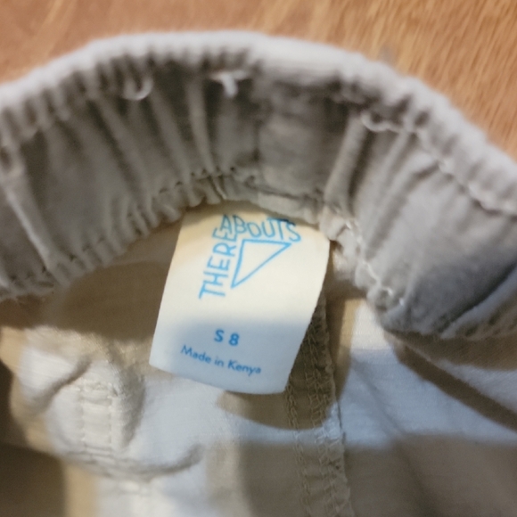 Kids Cargo Shorts Set - Black and Tan Size 8 - Picture 3 of 4